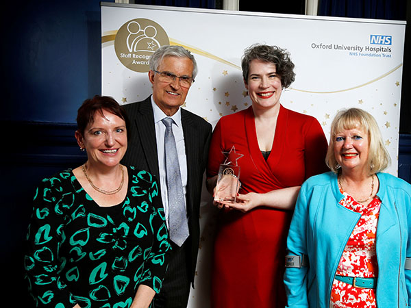 Bridget Daly, volunteers and Anne Tutt