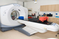 A CT scanner