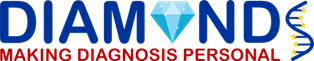 Diamonds - making diagnosis personal (logo)
