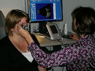 Eye ultrasound appointment