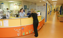 Reception desk at Royal Berkshire