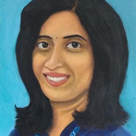 Portrait of smiling clinician.