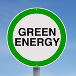 Decorative - Text reads "Green energy"