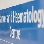 Sign that reads 'Cancer and Haematology Centre'