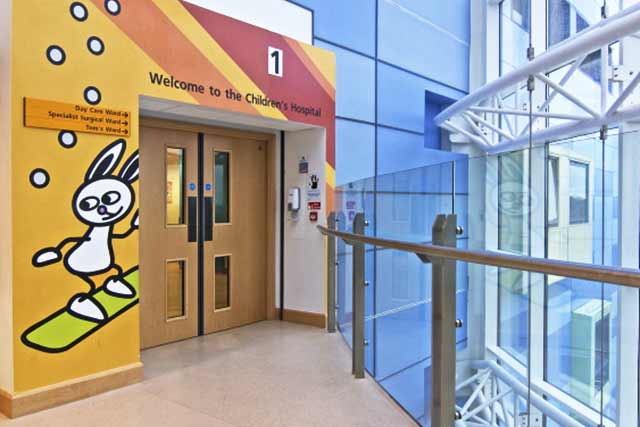 Sensory garden at the Nuffield Orthopaedic Centre hospital