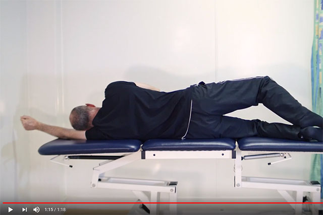 Gluteus Medius Hip Strengthening Level 1 video