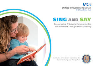 Sing and Say - Encouraging Children's Communications Development Through Music and Play (book cover)